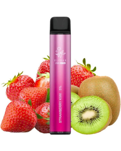 Одноразка ELF BAR 1500 Ultra "Strawberry Kiwi" со вкусом клубника киви