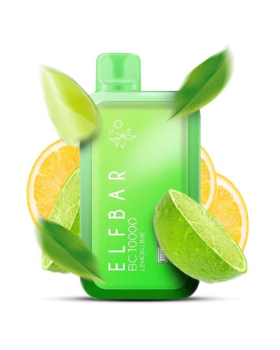 Одноразка ELF BAR BC 10000 затяжок "Lemon Lime" зі смаком лимон лайм