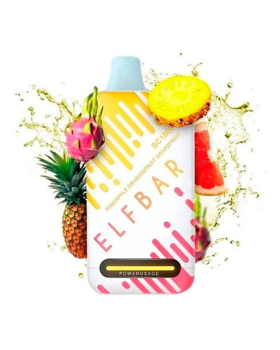 Одноразка ELF BAR BC 18000 затяжек "Pineapple Dragonfruit Grapefruit" со вкусом ананас драгонфрукт грейпфрут