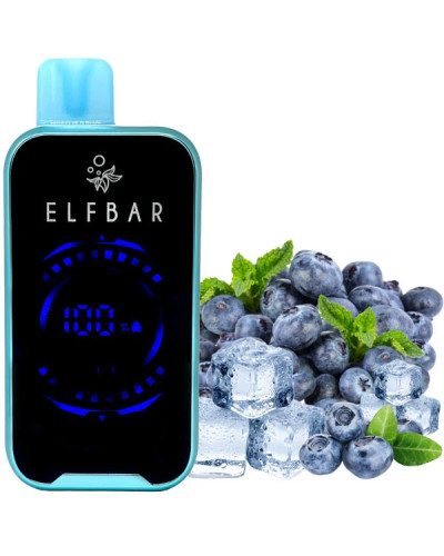 Одноразка ELF BAR FS 18000 затяжек "Blueberry Ice" со вкусом черника лед
