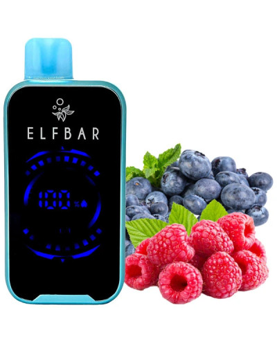 Одноразка ELF BAR FS 18000 затяжек "Blueberry Raspberry" со вкусом черника малина