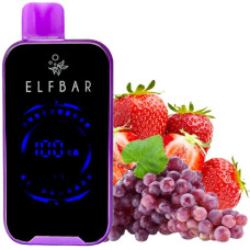 Одноразка ELF BAR FS 18000 затяжек "Strawberry Grape" со вкусом клубника виноград