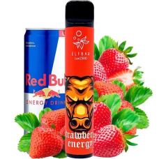 Одноразка ELF BAR Lux 1500 "Strawberry Energy" клубника енергетик