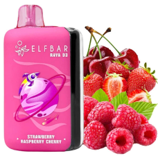 Одноразка Elf Bar RAYA D3 25000 затяжок Straberry Raspberry Cherry (клубника малина вишня)