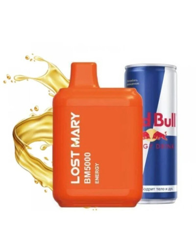 ОДНОРАЗКА LOST MARY BM5000 ЗАТЯЖЕК 5% "ENERGY" СО ВКУСОМ ЭНЕРГЕТИКА