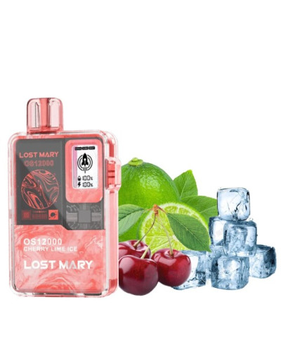 Одноразка Lost Mary OS12000 затяжек Cherry Lime Ice (вишня лайм лед)