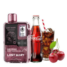 Одноразка Lost Mary OS12000 затяжек Fizzy Cherry Cola (физи кола вишня)
