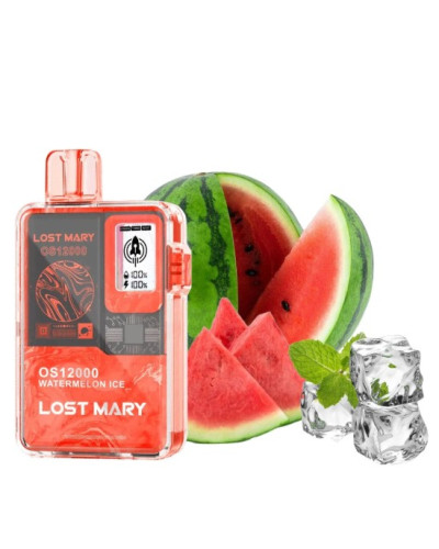 Одноразка Lost Mary OS12000 затяжек Watermelon Ice (кавун лід)