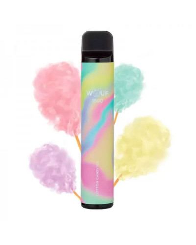 WOUF 1500 ЗАТЯЖЕК №8 COTTON CANDY ICE СО ВКУСОМ СЛАДКОЙ ВАТЫ