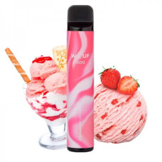 WOUF 1500 ЗАТЯЖЕК №9 STRAWBERRY ICE CREAM СО ВКУСОМ КЛУБНИЧНОГО МОРОЖЕНОГО