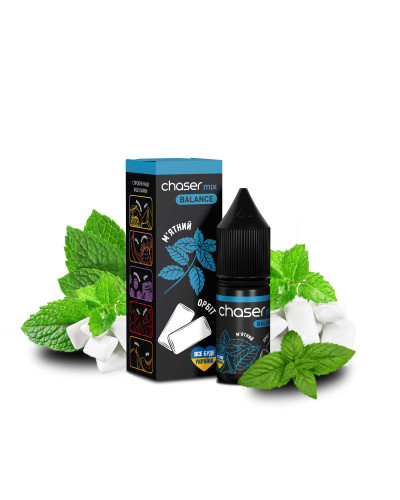 ЖИДКОСТЬ CHASER MIX BALANCE 10 МЛ 50 МГ СО ВКУСОМ МЯТНОГО ОРБИТА