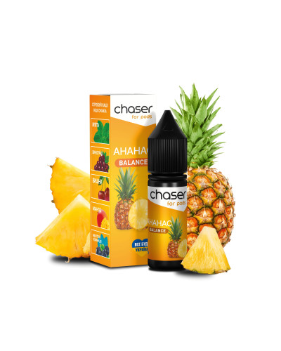 ЖИДКОСТЬ CHASER FOR PODS BALANCE 15 МЛ 50 МГ СО ВКУСОМ АНАНАСА