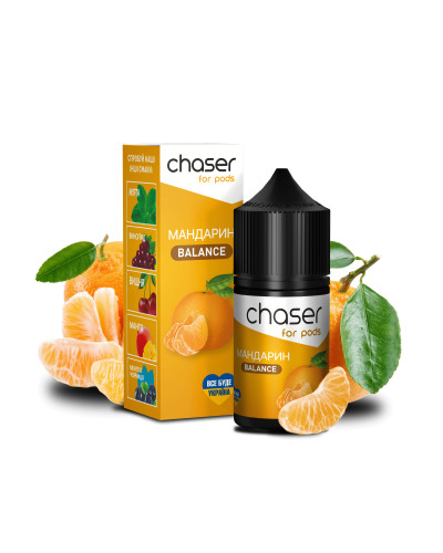 ЖИДКОСТЬ CHASER FOR PODS BALANCE 30 МЛ 50 МГ СО ВКУСОМ МАНДАРИНА