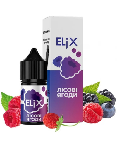 Жидкость ELiX 30 мл 50 мг со вкусом Лесные ягоды лед