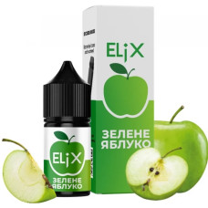 ЖИДКОСТЬ ELiX 30 МЛ 60 МГ СО ВКУСОМ ЗЕЛЕНОЕ ЯБЛОКО