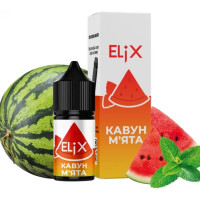 РІДИНА ELiX 30 МЛ 50 МГ ЗІ СМАКОМ КАВУН М'ЯТА