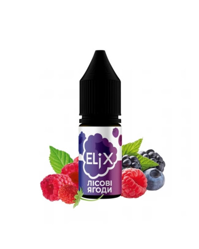 Жидкость ELiX 10 мл 60 мг со вкусом Лесные ягоды лед