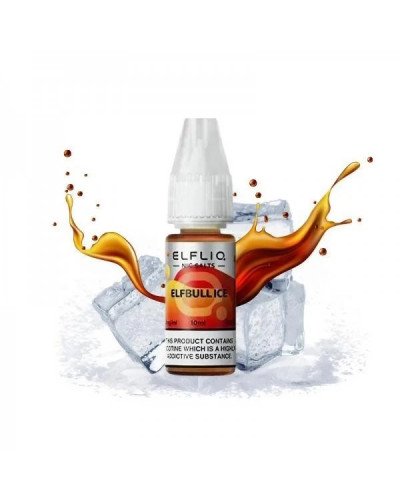 ЖИДКОСТЬ ELF LIQ 10 МЛ 50 МГ "ELFBULL ICE" СО ВКУСОМ ЭНЕРГЕТИКА СО ЛЬДОМ