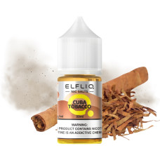 Жидкость ELF LIQ 30 мл 50 мг "Cuba Tobacco" со вкусом Куба Табак