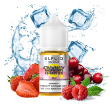 Жидкость ELF LIQ 30 мл 50 мг "Strawberry Raspberry Cherry Ice" со вкусом клубника малина вишня
