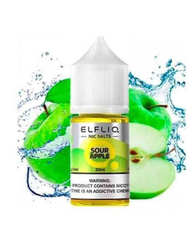 Жидкость ELF LIQ 30 мл 50 мг "Sour Apple" со вкусом кислое яблоко