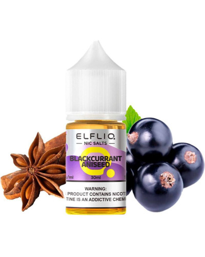 Жидкость ELF LIQ 30 мл 50 мг "Blackcurrant Aniseed" со вкусом черная смородина анис