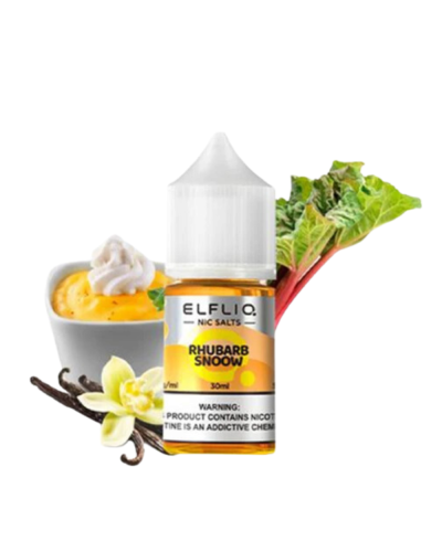 Жидкость ELF LIQ 30 мл 50 мг "Rhubarb Snoow" со вкусом кисло-сладкий десерт