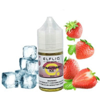 РІДИНА ELF LIQ 30 МЛ 50 МГ "STRAWBERRY ICE" ЗІ СМАКОМ ПОЛУНИЦІ ТА ЛЬОДУ
