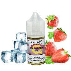 ЖИДКОСТЬ ELF LIQ 30 МЛ 50 МГ "STRAWBERRY ICE" СО ВКУСОМ КЛУБНИКИ СО ЛЬДОМ