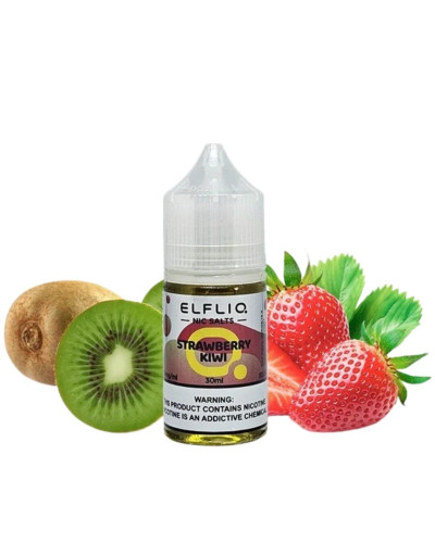 ЖИДКОСТЬ ELF LIQ 30 МЛ 50 МГ "STRAWBERRY KIWI" СО ВКУСОМ КЛУБНИКИ И КИВИ