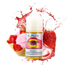 ЖИДКОСТЬ ELF LIQ 30 МЛ 50 МГ "STRAWBERRY SNOW" СО ВКУСОМ КЛУБНИЧНОГО МОРОЖЕНОГО