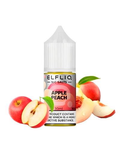 ЖИДКОСТЬ ELF LIQ 30 МЛ 50 МГ "APPLE PEACH" СО ВКУСОМ ЯБЛОКА И ПЕРСИКА