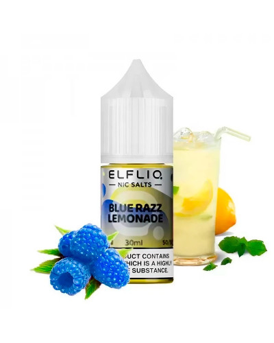 ЖИДКОСТЬ ELF LIQ 30 МЛ 50 МГ "BLUE RAZZ LEMONADE" СО ВКУСОМ ЛИМОНАДА ИЗ СИНЕЙ МАЛИНЫ