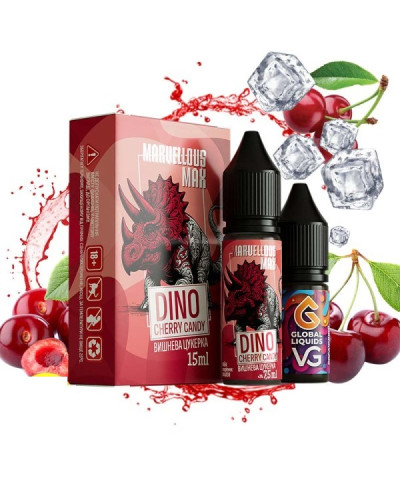Набір для самозамісу Marvellous Max 15 мл Dino Cherry Candy (вишнева цукерка)