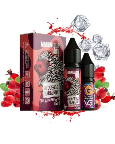 Набор для самозамеса Marvellous Max 15 мл Hedgehog Barberry (сладкий барбарис)