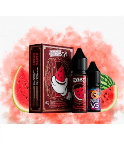 Набор для самозамеса Marvellous Scrooge 15 мл Juicy Watermelon (сочный арбуз)