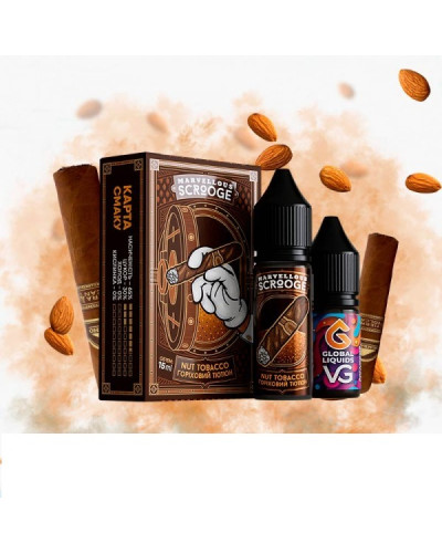 Набор для самозамеса Marvellous Scrooge 15 мл Nut Tobacco (ореховый табак)