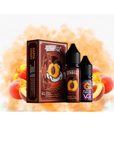 Набор для самозамеса Marvellous Scrooge 15 мл Sweet Peach (сладкий персик)