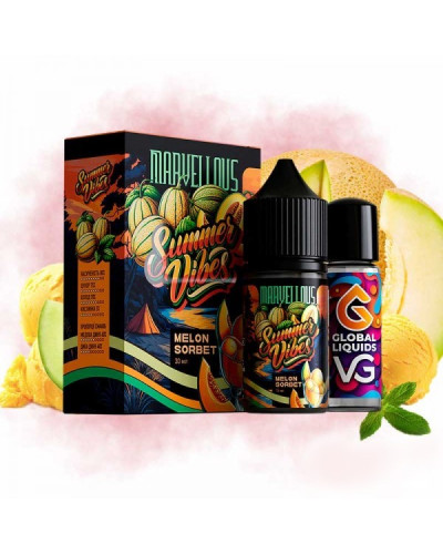 НАБОР ДЛЯ САМОЗАМЕСА Marvellous Summer Vibes 30 мл Melon Sorbet (дынный сорбет)
