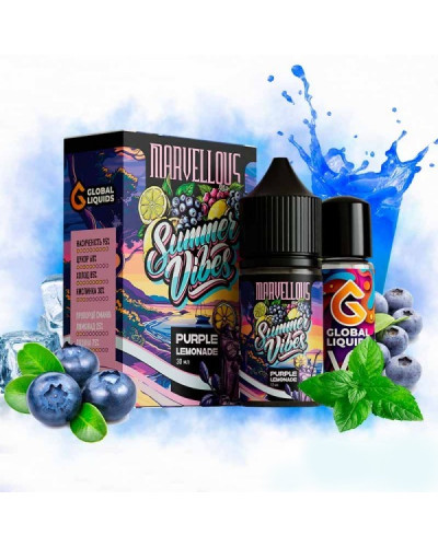 Набор для самозамеса Marvellous Summer Vibes 30 мл Purple Lemonade (лимонад с голубикой)