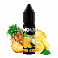 РІДИНА NOVA SALT 15 МЛ НА 50 МГ "PINEAPPLE LEMONADE" ЗІ СМАКОМ ЛИМОНАДА З АНАНАСОМ