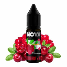 ЖИДКОСТЬ NOVA SALT 15 МЛ 50 МГ "CRANBERRY MORS" СО ВКУСОМ МОРСУ ИЗ КЛЮКВЫ