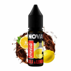 ЖИДКОСТЬ NOVA SALT 15 МЛ 50 МГ "COLA LEMON" СО ВКУСОМ КОЛЫ И ЛИМОНА
