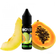ЖИДКОСТЬ NOVA SALT 15 МЛ 50 МГ "HONEYDEW PAPAYA" СО ВКУСОМ ДЫНИ И ПАПАИ