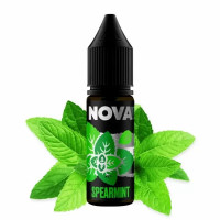  ЖИДКОСТЬ NOVA SALT 15 МЛ 50 МГ "SPEARMINT" СО ВКУСОМ МЯТЫ МАЛИНЫ