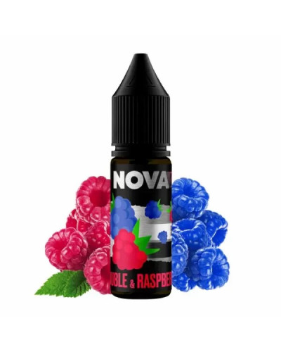 ЖИДКОСТЬ NOVA SALT 15 МЛ 50 МГ "DOUBLE RASPBERRY" СО ВКУСОМ ДВОЙНАЯ МАЛИНА