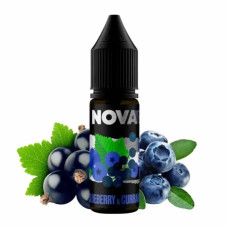  ЖИДКОСТЬ NOVA SALT 15 МЛ 50 МГ "BLUEBERRY CURRANT" СО ВКУСОМ ЧЕРНИКИ И СМОРОДИНИ