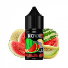  ЖИДКОСТЬ NOVA SALT 30 МЛ 50 МГ "WATERMELON MELON" СО ВКУСОМ АРБУЗА И ДЫНИ
