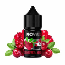  ЖИДКОСТЬ NOVA SALT 30 МЛ 50 МГ "CRANBERRY MORS" СО ВКУСОМ КЛЮКВЕНОГО МОРСА