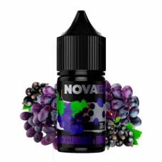  ЖИДКОСТЬ NOVA SALT 30 МЛ 50 МГ "BLACKCURRANT GRAPE" СО ВКУСОМ ЧЕРНОЙ СМОРОДИНИ И ВИНОГРАДА